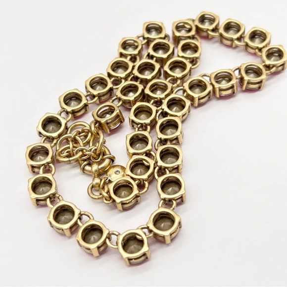 J. Crew Martha Pink Swarovski Crystal Dot Necklace - Picture 4 of 4